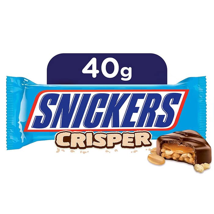 Snickers™ Crisper Chocolate Bar 40g Snickers™ Crisper Chocolate Bar 40g