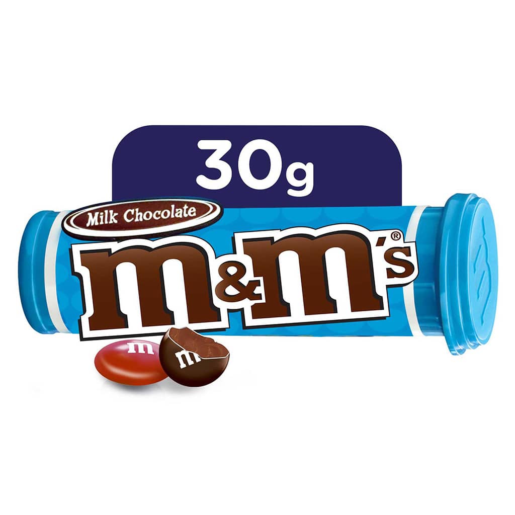 M&M's Crispy Pieces & Milk Chocolate Bag 36g
