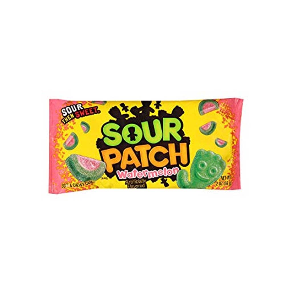 SOUR PATCH KIDS Watermelon Soft & Chewy Candy 56g Box of 24 – Snack ...