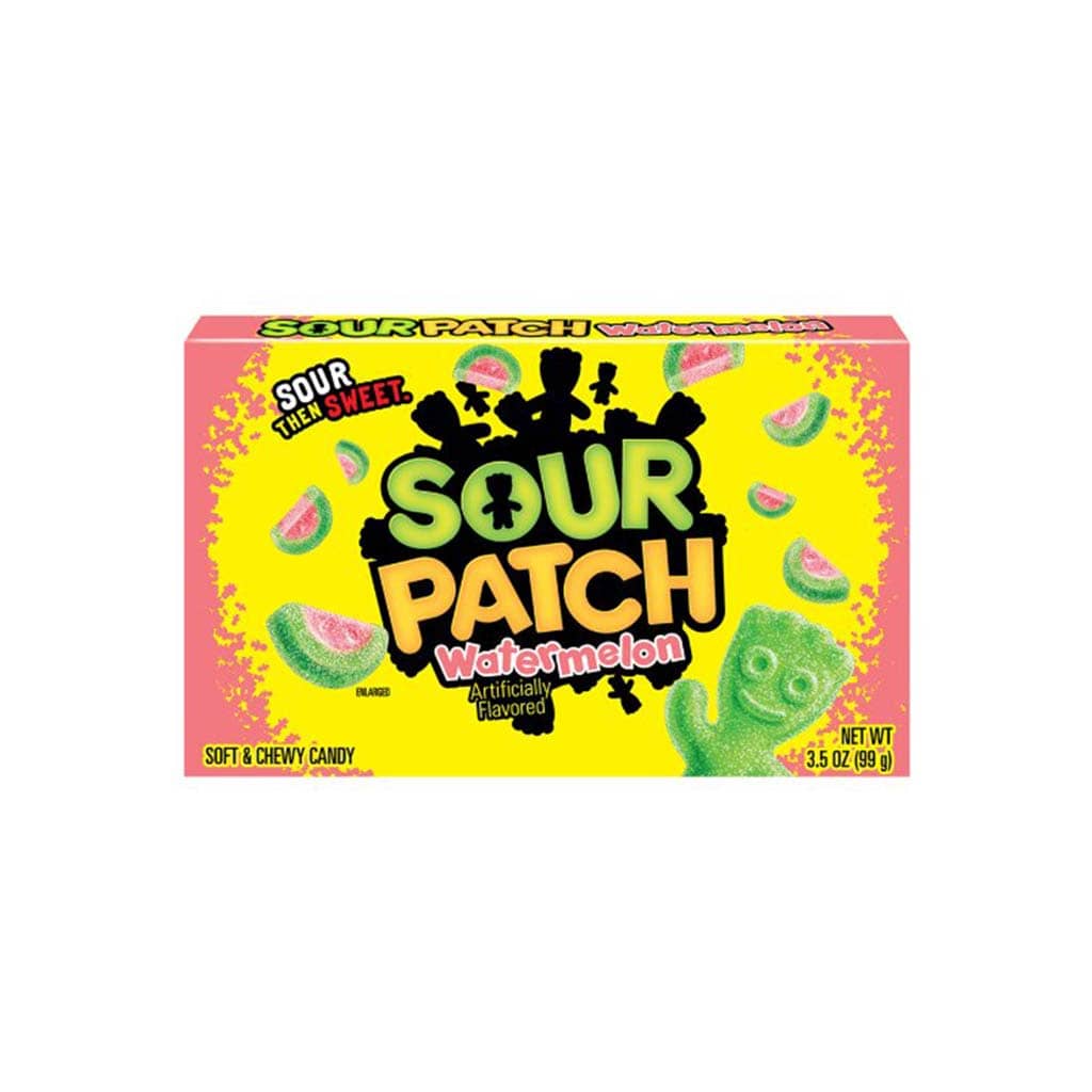 SOUR PATCH KIDS Watermelon Soft & Chewy Candy 99g Box of 12 – Snack ...